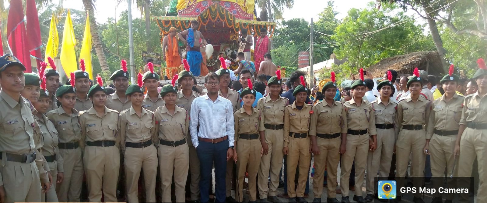 NCC cadet at RathaJatra